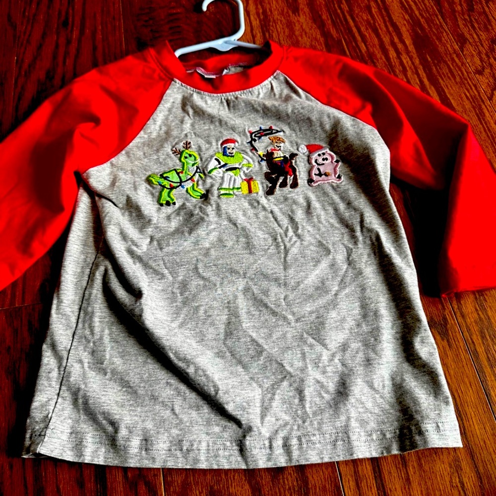 Toy Story Christmas appliqué‎ shirt